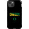 University of Oregon Split on Black iPhone 13 Impact Case