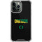 University of Oregon Split on Black iPhone 13 Pro Max Clear Case