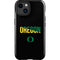 University of Oregon Split on Black iPhone 15 Plus Impact Case