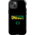 University of Oregon Split on Black iPhone 15 Impact Case