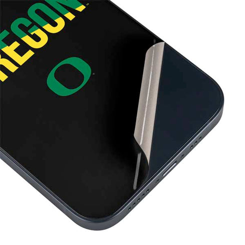 University of Oregon Split on Black iPhone 14 Plus Skin