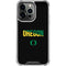University of Oregon Split on Black iPhone 14 Pro Clear Case