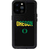 University of Oregon Split on Black iPhone 14 Pro Max Waterproof Case