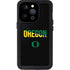 University of Oregon Split on Black iPhone 14 Pro Waterproof Case