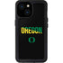 University of Oregon Split on Black iPhone 15 Waterproof Case