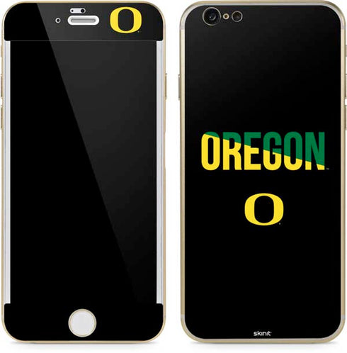 University of Oregon Split on Black iPhone 6/6s Skin