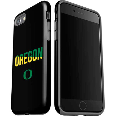 University of Oregon Split on Black iPhone SE (2nd & 3rd Gen) Pro Case