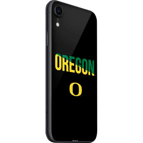 University of Oregon Split on Black iPhone SE (2nd & 3rd Gen) Skin