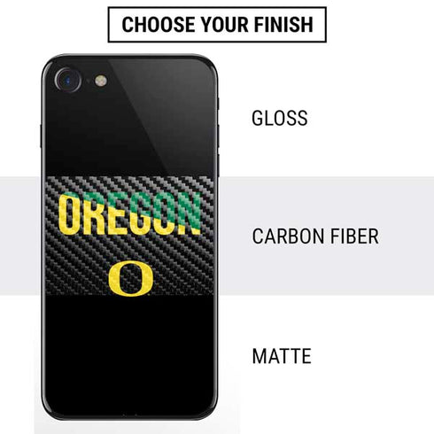 University of Oregon Split on Black iPhone SE (2nd & 3rd Gen) Skin