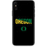 University of Oregon Split on Black iPhone X Skin