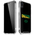 University of Oregon Split on Black iPhone XR Clear Case