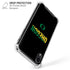 University of Oregon Split on Black iPhone XR Clear Case