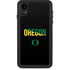 University of Oregon Split on Black iPhone XR Waterproof Case