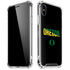 University of Oregon Split on Black iPhone XS Max Clear Case
