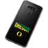 University of Oregon Split on Black LG K51/Q51 Clear Case