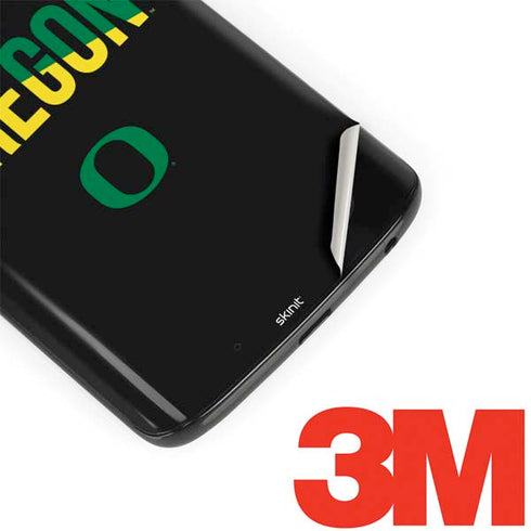 University of Oregon Split on Black Moto G6 Skin