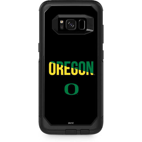 University of Oregon Split on Black Otterbox Commuter Galaxy Skin