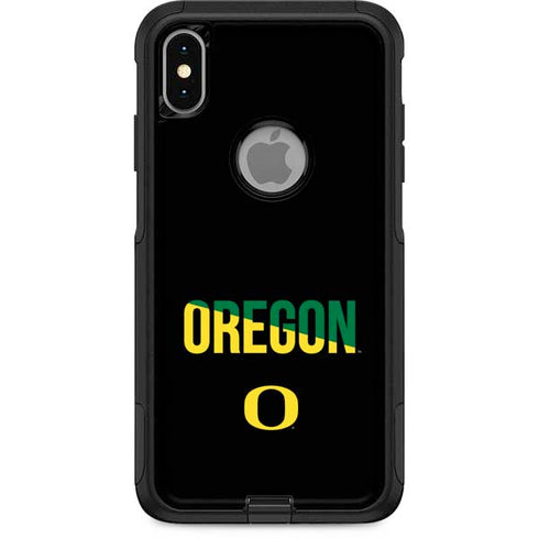 University of Oregon Split on Black Otterbox Commuter iPhone Skin