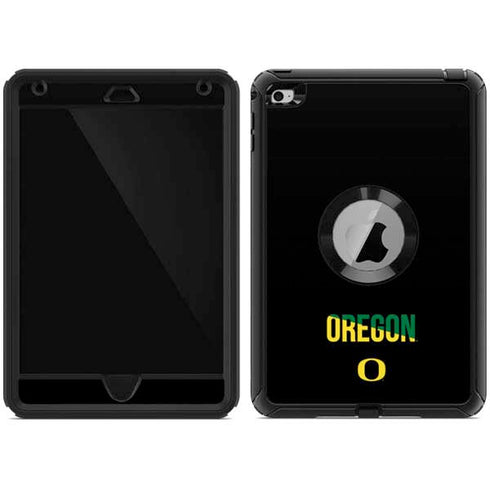 University of Oregon Split on Black Otterbox Defender iPad Skin