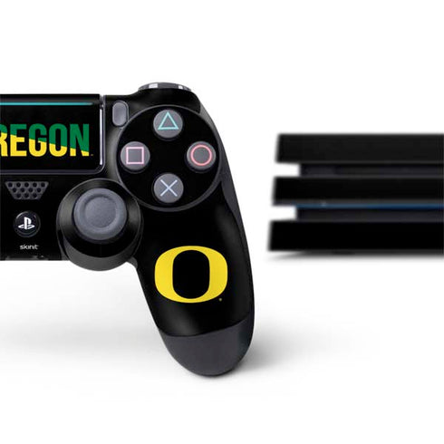 University of Oregon Split on Black PS4 Pro Bundle Skin