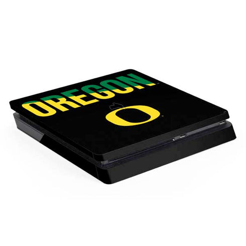 University of Oregon Split on Black PS4 Slim Skin