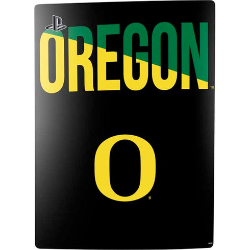 University of Oregon Split on Black PS5 Console Skin