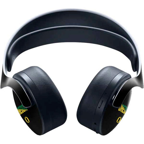 University of Oregon Split on Black PULSE 3D Wireless Headset for PS5 Skin