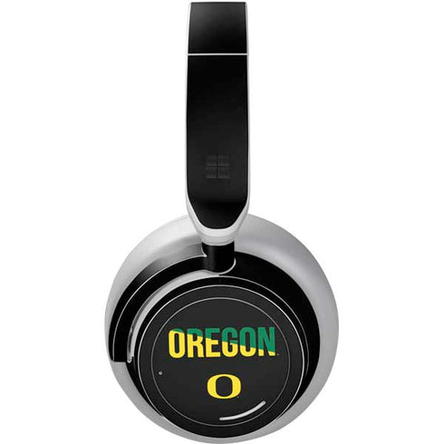 University of Oregon Split on Black Surface Headphones Skin