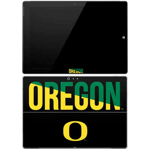 University of Oregon Split on Black Surface Pro 3 Skin