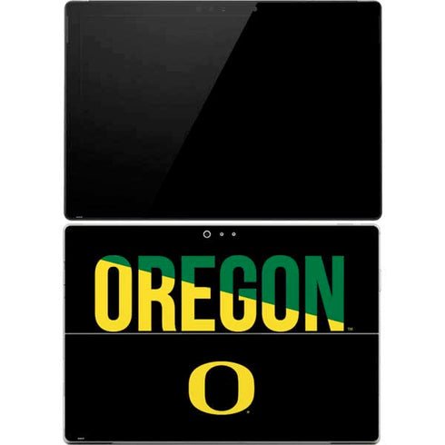 University of Oregon Split on Black Surface Pro 4 Skin
