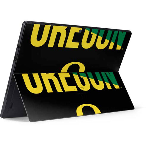 University of Oregon Split on Black Surface Pro 7 Skin