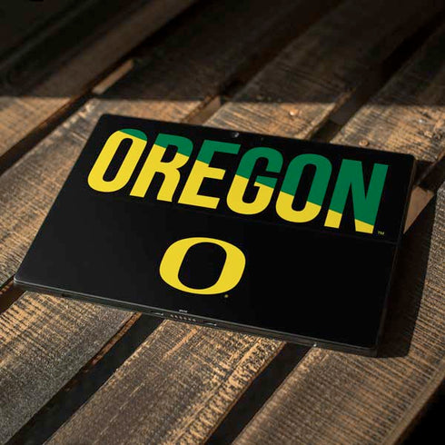 University of Oregon Split on Black Surface Pro 7 Skin