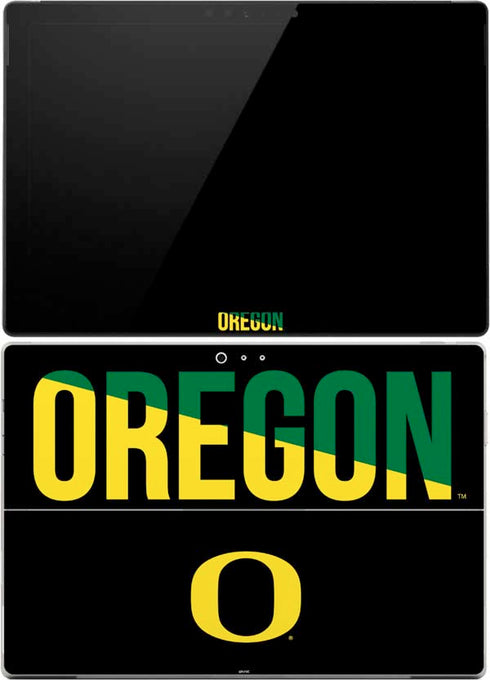 University of Oregon Split on Black Surface Pro (2017) Skin