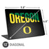 University of Oregon Split on Black Universal Laptop 12in (9.8 x 6.8in) Skin
