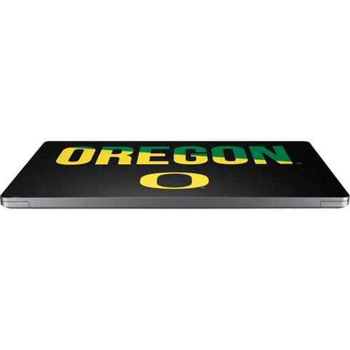 University of Oregon Split on Black Universal Laptop 12in (9.8 x 6.8in) Skin