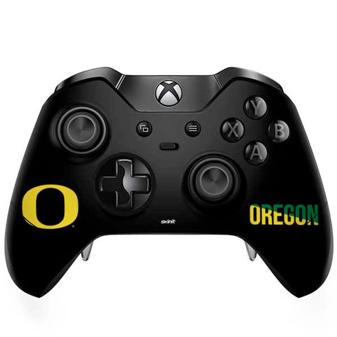 University of Oregon Split on Black Xbox One Elite Controller Skin
