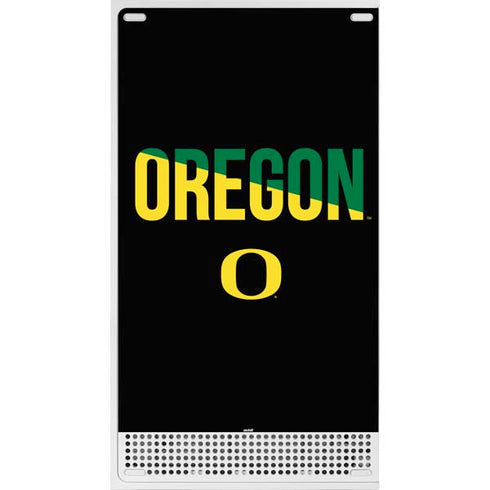 University of Oregon Split on Black Xbox Series S Console Skin