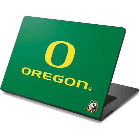 University of Oregon Yellow O with Text Dell Chromebook Skin