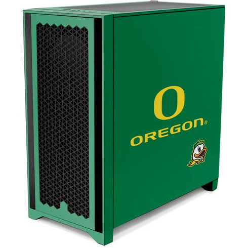 University of Oregon Yellow O with Text Corsair 4000D Tempered Glass Mid-Tower ATX Case Skin