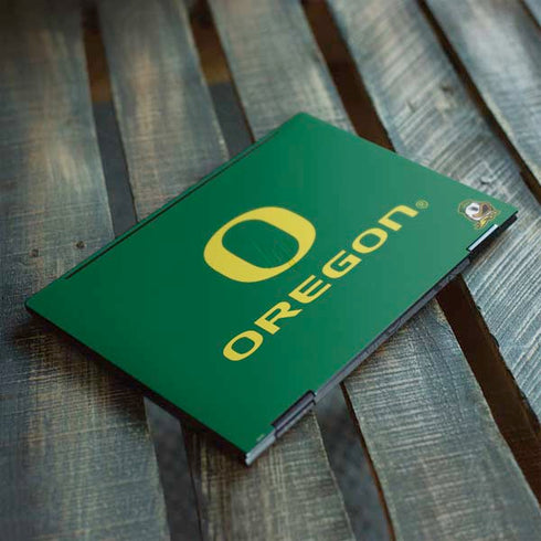University of Oregon Yellow O with Text HP Envy Skin