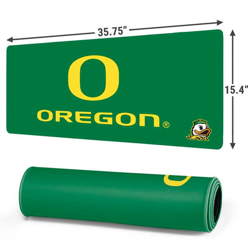University of Oregon Yellow O with Text Gaming Mouse Pad