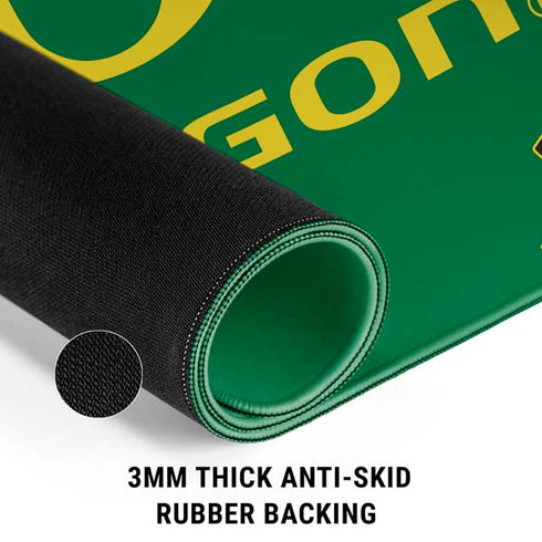 University of Oregon Yellow O with Text Gaming Mouse Pad
