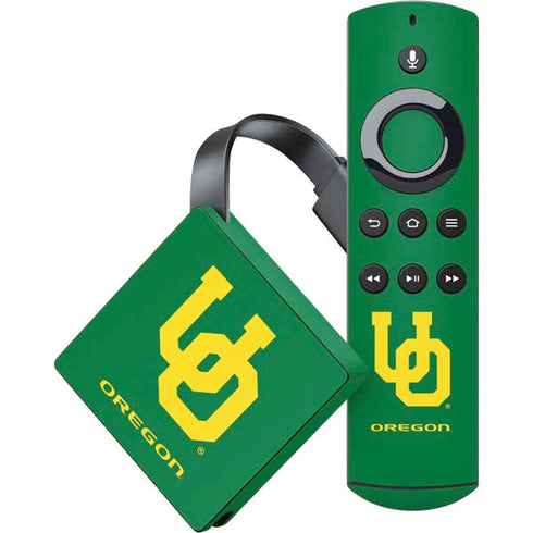University of Oregon UO on Green Amazon Fire TV Skin