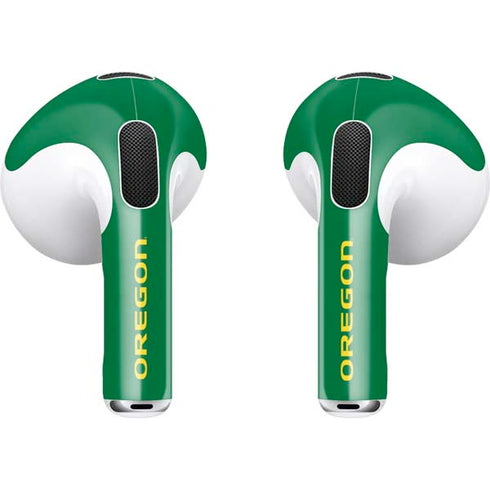 University of Oregon UO on Green Apple AirPods (3rd Gen 2021) Skin