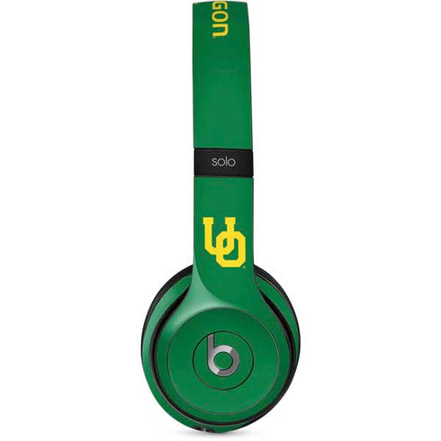 University of Oregon UO on Green Beats Solo 2 Wired Skin