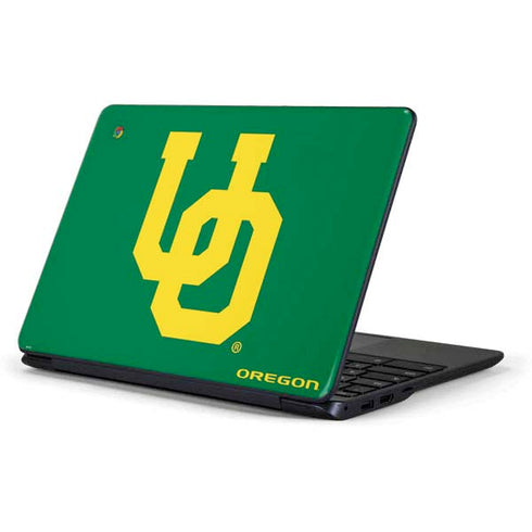 University of Oregon UO on Green Samsung Chromebook Skin