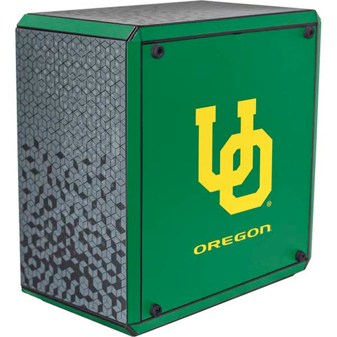 University of Oregon UO on Green Cooler Master MasterBox Q300L Mini Tower Skin