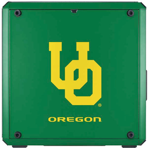 University of Oregon UO on Green Cooler Master MasterBox Q300L Mini Tower Skin