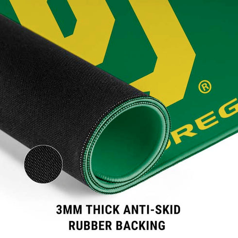 University of Oregon UO on Green Gaming Mouse Pad