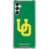 University of Oregon UO on Green Galaxy A14 5G Clear Case